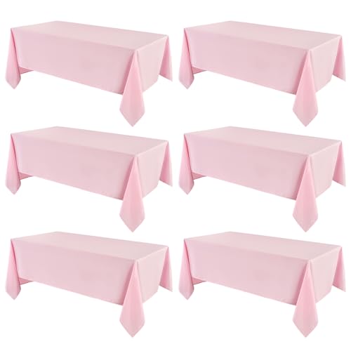 VidaFete 90×156 Polyester (Pink) — 6 Pack