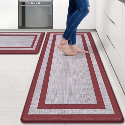 Mattitude Red 2‑Pack Cushioned Mats