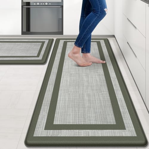Mattitude Green 2‑Pack Cushioned Mats