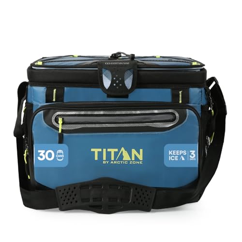 Titan by Arctic Zone Deep Freeze Cooler - Zipperless Hardbody Cooler - Deep Freeze Insulation, HardBody Liner, and SmartShelf
