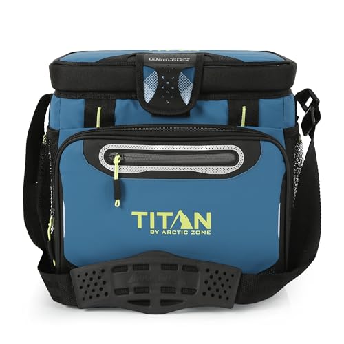 Titan by Arctic Zone Deep Freeze Cooler - Zipperless Hardbody Cooler - Deep Freeze Insulation, HardBody Liner, and SmartShelf