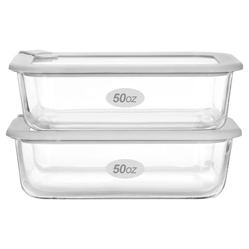 EcoEvo Glass Food Containers (50oz)