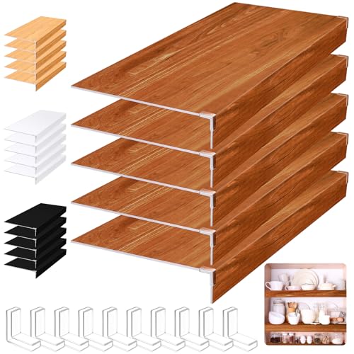 Hoolerry 25x16 Dark Wood 5-Pack