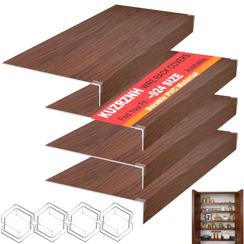 Wire Shelf Covers Set of 4, 37x9x3 in