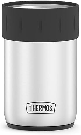 THERMOS Stainless Steel Can Insulator | 12 Ounce | Vacuum Insulated | Sweat-Proof | Pack of 6
