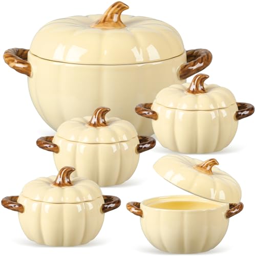 Maxdot Pumpkin Bowls (Cream Yellow)