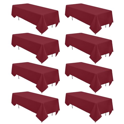 RestfulGlow 8 Pack Burgundy 60x102