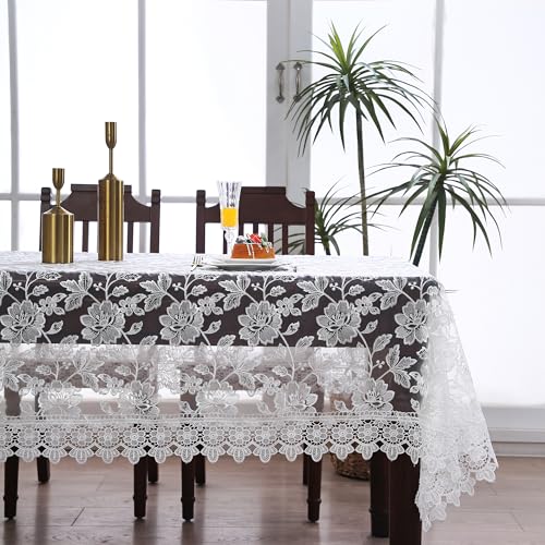 ZHUIDUSI White Lace Table Cloth