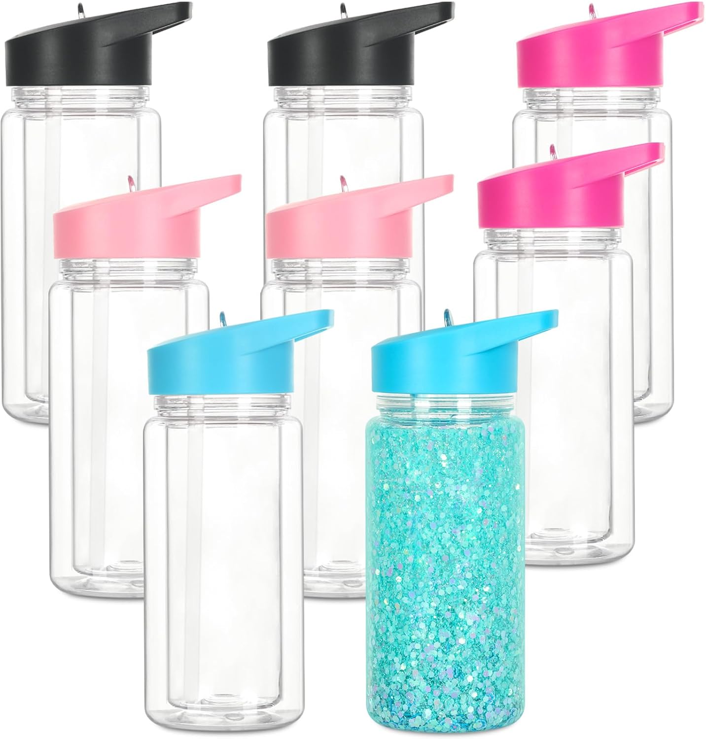 Tswofia 10oz Snow Globe Tumbler (8-Pack)