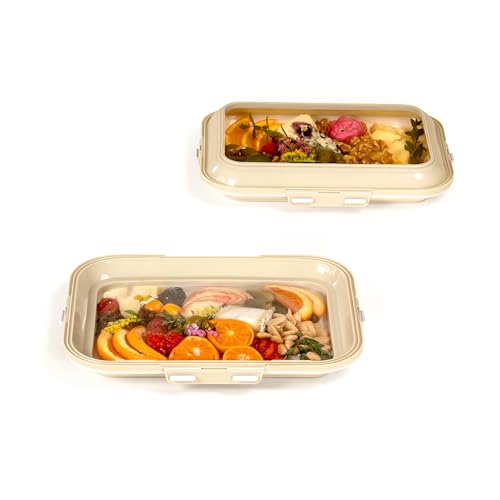 Crudites Rectangle 2-Pack (Cream)