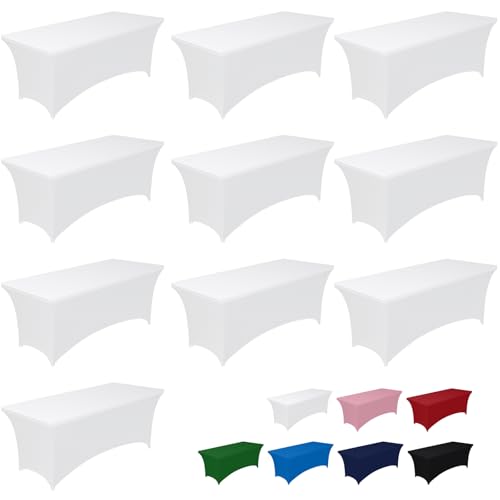 Pureegg Spandex Tablecloth 6ft - 10 Pack