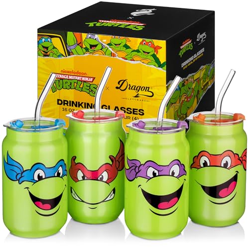 Dragon Glassware x Teenage Mutant Ninja Turtles 16 oz Set