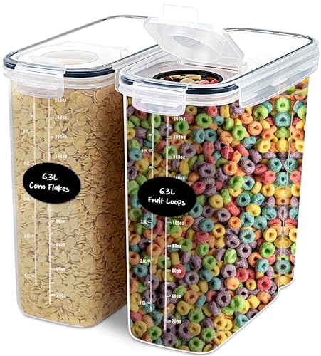 DWELLZA 6.3L Cereal Containers (2-Pack)