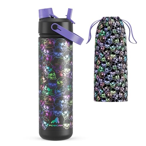 POWCAN 26 oz Glow-in-the-Dark Bottle