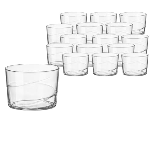 Bormioli Rocco Bodega Swirl Rum Glasses - Set of 12