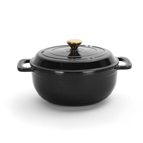ROVSUN 5QT Enameled Cast Iron (Black)