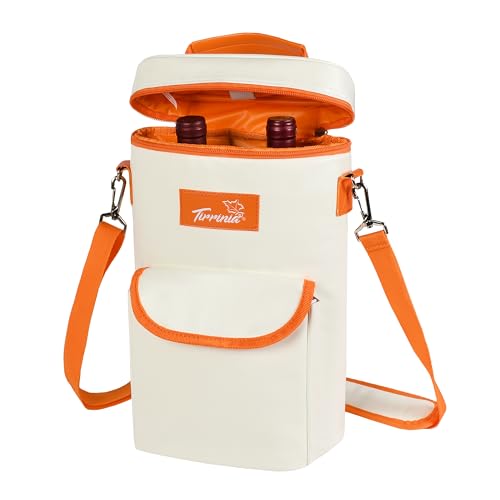 Tirrinia 2 Bottle Wine Gift Tote Carrier