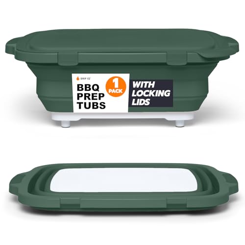Drip EZ Collapsible BBQ Prep Tub - OG - Green