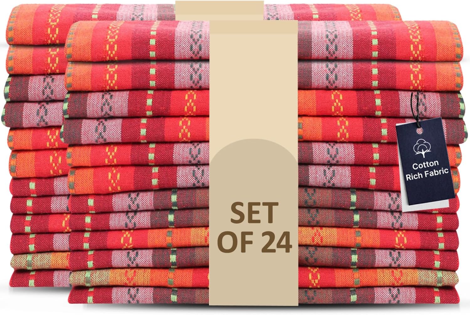 LFH Home Cotton Rich Cloth Salsa Napkins