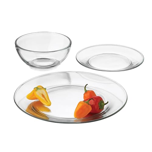 Libbey 12 Pc Glass Dinnerware Set