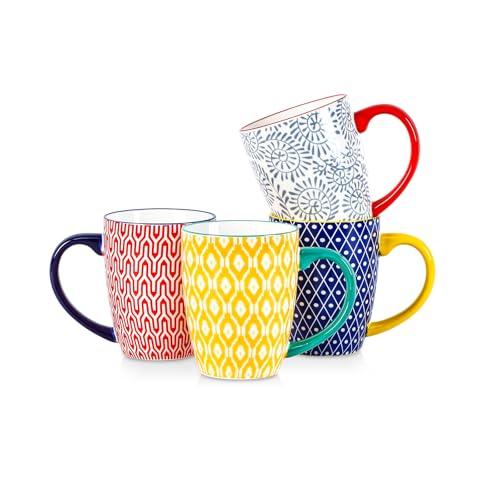 Selamica 16 OZ Ceramic Mugs Set