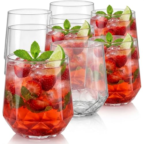Oojami Diamond Stemless (Clear) 40-pack