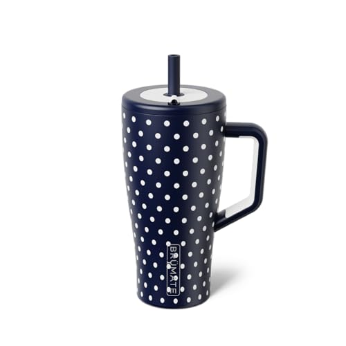 BruMate Era 30 oz (Navy Polka Dots)
